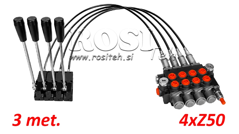 KIT 4xZ50 + JOYSTICK 1 POSITION L3000