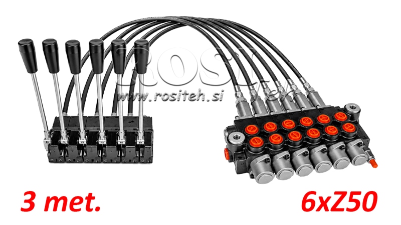 KIT 6xZ80 + JOYSTICK 1 POSITION L3000