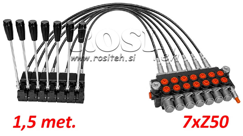 KIT 7xZ50 + JOYSTICK 1 POSITION L1500