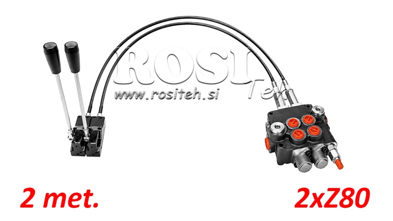 KIT 2xZ80 + JOYSTICK 1 POSITION L2000