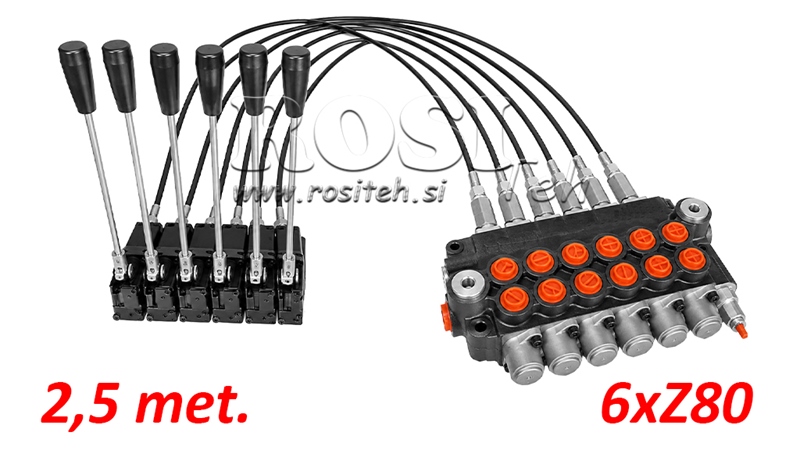 KIT 6xZ80 + JOYSTICK 1 POSITION L2500