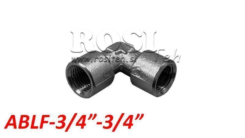 CONEXÃO DE ÂNGULO PNEUMÁTICA CLÁSSICA ABLF-034-034