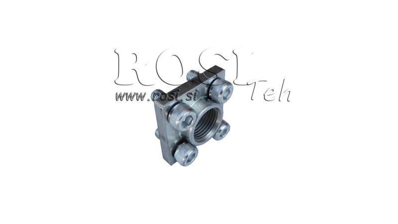 COLLEGAMENTO TUBO 3/8 - FLANGIA PIANA fi 30