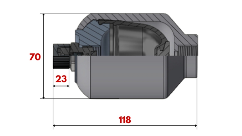 HIDRAULIČNI AKOMULATOR 0,15 LIT - M18x1,5