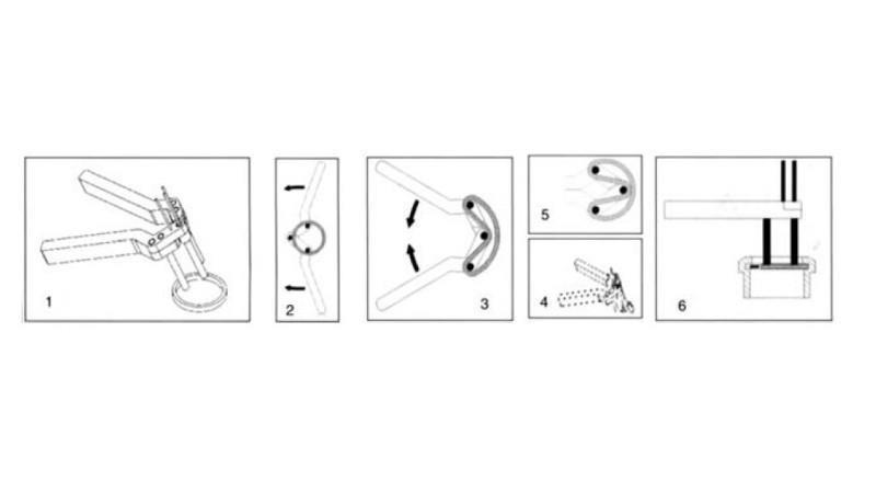 ATTREZZO PER SOSTITUZIONE GUARNIZIONI IDRAULICHE