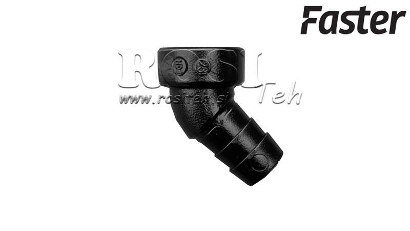 CONEXÃO DE TUBO 45° PARA COLETOR DE ÓLEO TARV