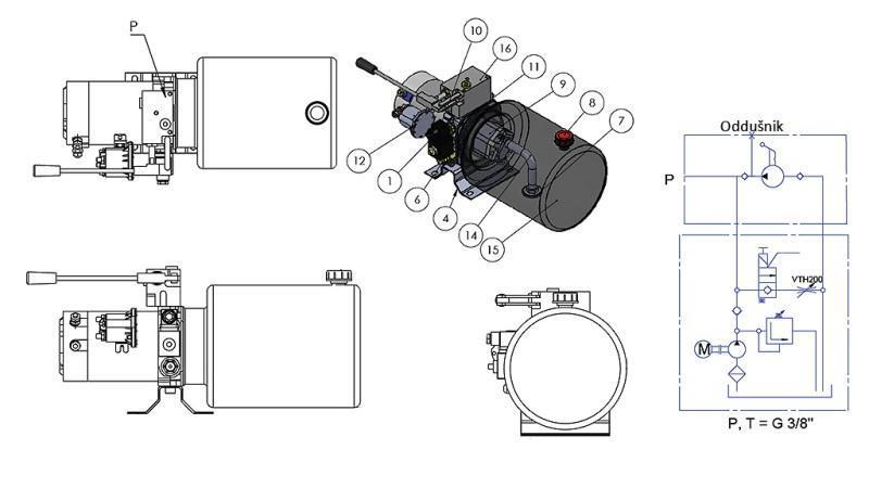 BOMBA MANUAL PARA AGREGADO MINI
