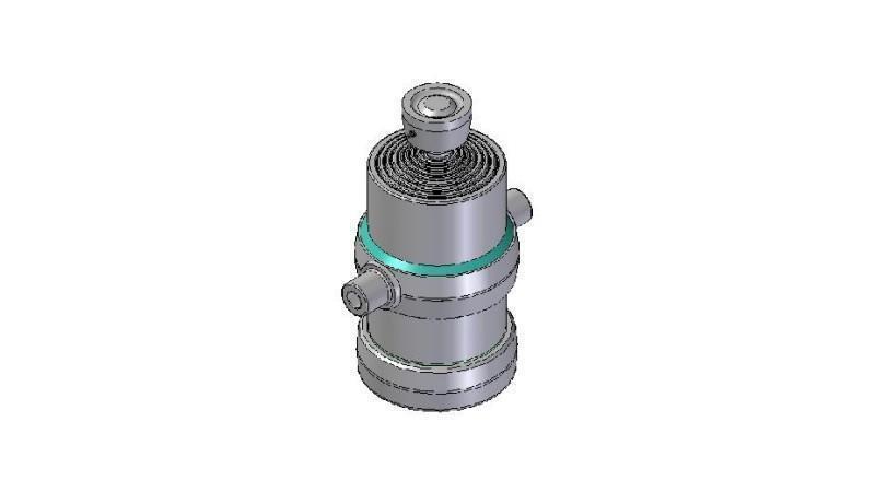 8004S -CILINDRO TELESCÓPICO PADRÃO/BOLA 8 ESTÁGIOS VIAGEM 1940 DIÂMETRO 190