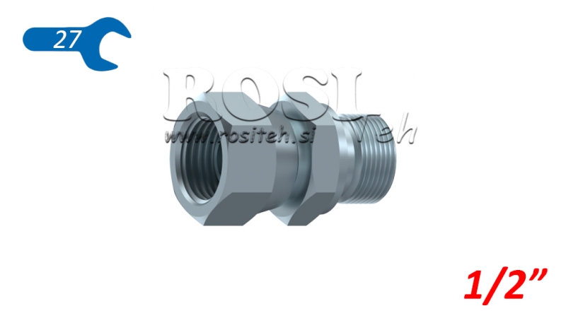 HIDRAULIČNI DVOSTRUKI VIJAK S OKRETNOM MATICOM 1/2