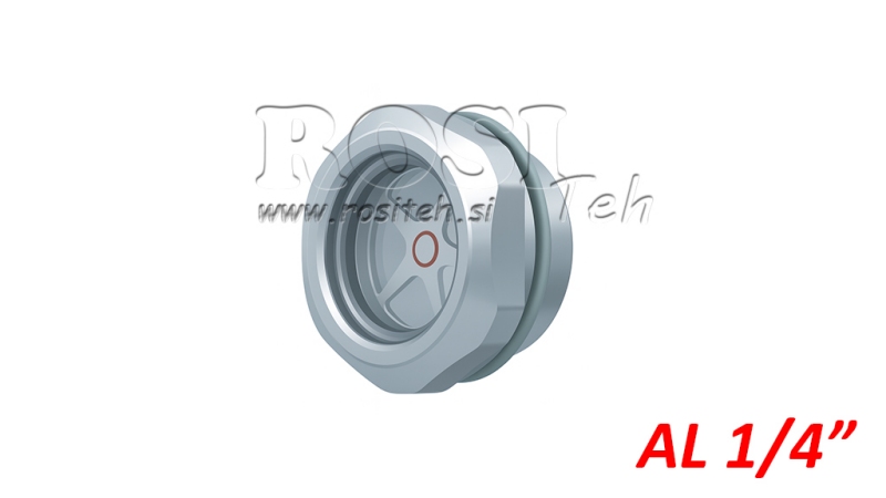 HYDRAULIC OIL LEVEL INDICATOR WITH DOT AL 1/4