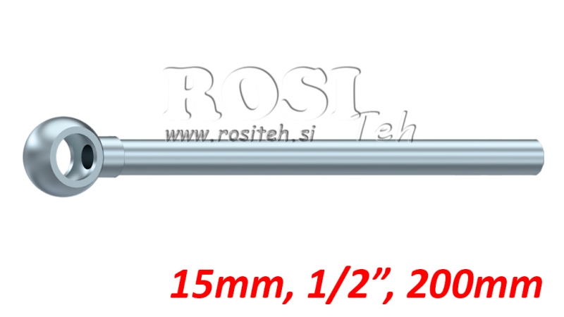 TUBO METALLICO BANJO 1/2 200mm