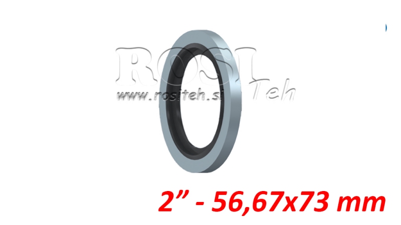 DICHTUNGSUNTERLEGSCHEIBE 2 - 56,67x73 mm