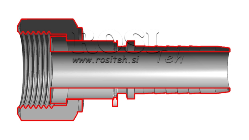 HYDRAULICKÁ PRÍPOJKA DKORFS SAMICA DN13-13/16-16