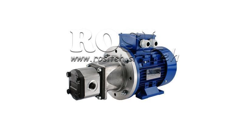 HYDRAULIKPUMPENBAUGRUPPE 1 8 ccm ELEKTROMOTOR 3-phasig - 3 KW (Durchfluss = 11.5 Liter/min)