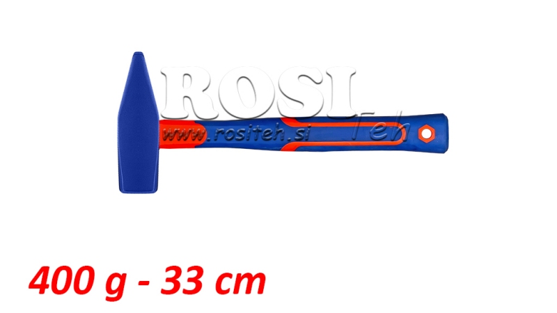 HAMMER MED KARBONHÅNTAK - 400 g - 33 cm