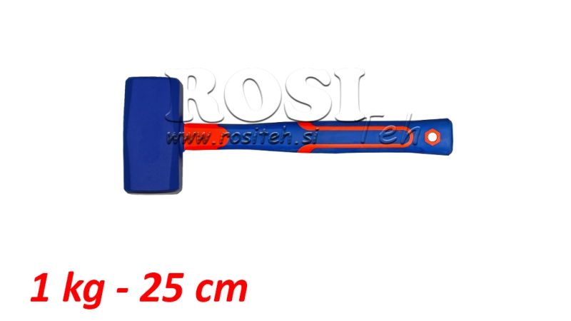 KAUZENS ĀMURS AR KARBONAS ROKTURI - 1 kg - 25 cm