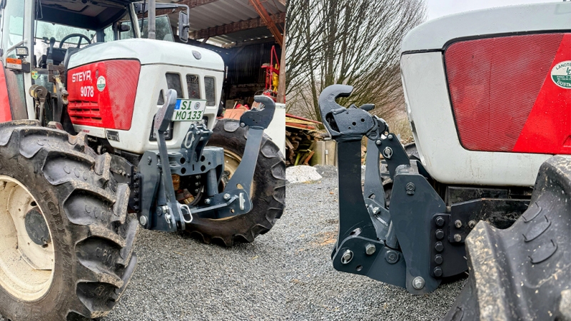 UNIVERSALE FRONTHYDRAULIK KAT 2 FÜR TRAKTOR 1500kg