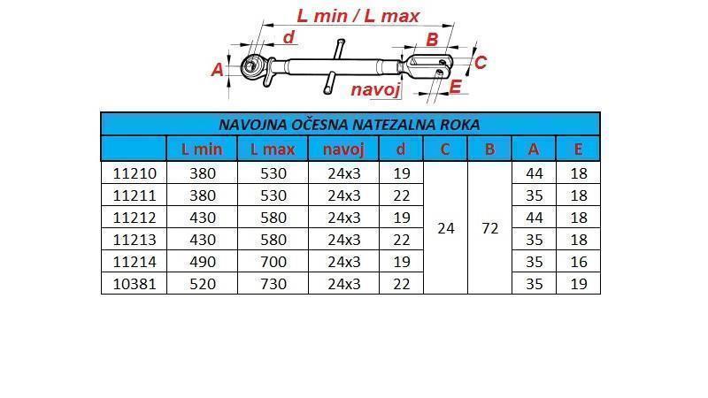 THREAD EYE PULLING ARM 490/700/19