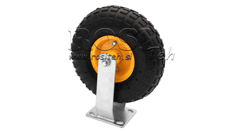 PNEUMATIC WHEEL 27/30CM WITH FIXED BASE FC100