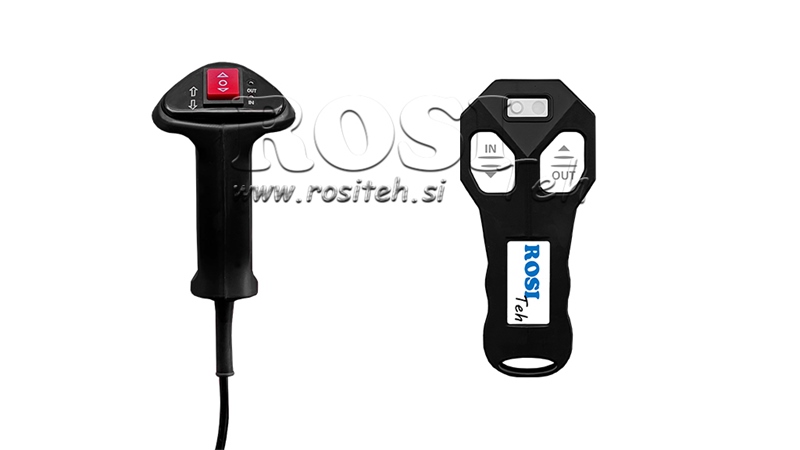 12 V ELEKTRICKÝ NAVIJAK RS-8000 - 3620 KG - OCEĽOVÉ LANO - ECO