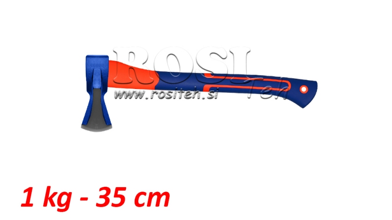 ŠTIEPACIA SEKERA S CARBON RUKOVÄŤOU - 1 kg - 35 cm