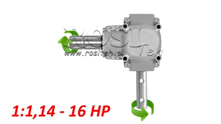 UHLOVÁ PREVODOVKA L-150J 1:1,14 (16HP-12kW)