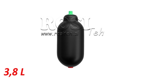 ACCUMULATORE IDRAULICO 3,8 LIT - BSP 3/4