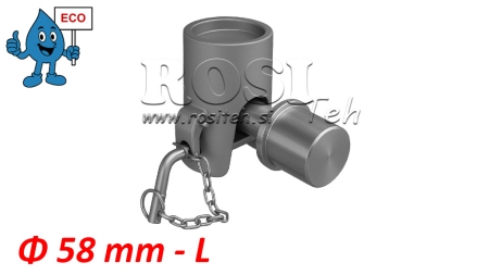 BOLA PARA CAISSON DE CAMINHÃO Φ58 ESQUERDA ECO
