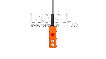 REMOTE SWITCH SET 2 BUTTONS + EMERGENCY OFF IN CASE WITH CABLE