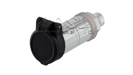 BLACK PROTECTIVE COVER PVC FEMALE QUICK COUPLING PUSH-PULL