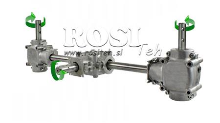 SADA REDUKTOROV 1:1.35 (22HP-16kW) PRE TROJITÉ PREVODOVKY L:770