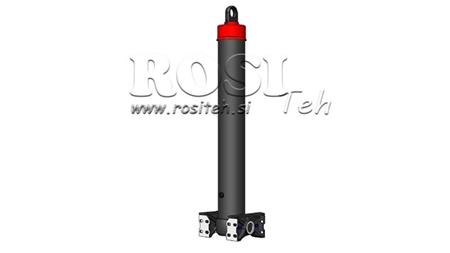 TELESCOPIC CYLINDER FOR DUMP TRAILER 5-stage STROKE-7100mm 42Ton