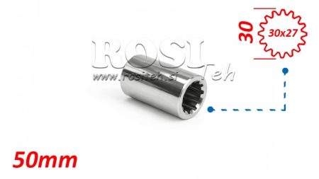 KARDANO ADAPTERIS ĮVORĖ 30x27 (16 DANTYS) (50 mm)