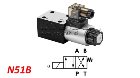 HYDRAULIC ELECTRO MAGNETIC VALVE KV-4/2 CETOP 3 12/24/230V N51B