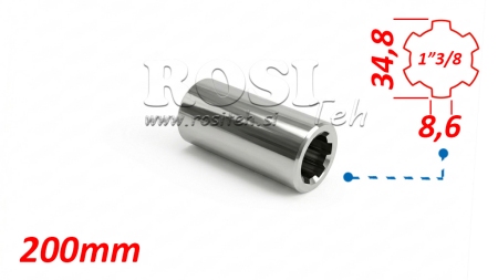 ATTACCAMENTO CARDANICO BOCCOLA 1”3/8 L=200