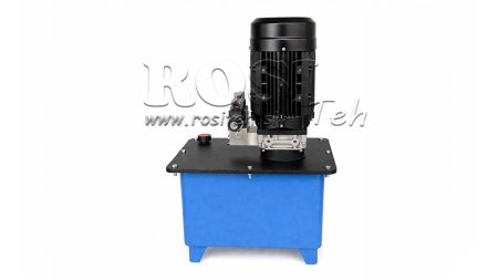 MINI HÜDRAULILINE JÕUÜKSUS 380V AC (4 kW) - 8 cc - 12 lit/min - paak 25 lit