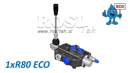 HYDRAULICKÝ RUČNÝ VENTIL – 1-SEKČNÝ ROZVÁDZAČ 1xR80 ECO