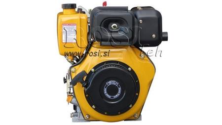 diesel engine 418cc-7.83kW-10.65HP-3,600 RPM-H-KW25x88-manual start