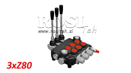 HYDRAULICKÝ VENTIL 3xZ80