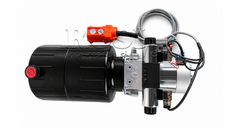 MINI HYDRAULISCH KRACHTPAKKET 12V DC - 1.6kW = 2.1cc - 8 lit - bidirectionele eenheid (metaal)