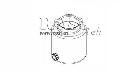 METALNA REZERVAR ROL PP 6 LITARA HORIZONTALNO-VERTIKALNO