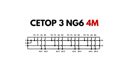 PODNOŽ CETOP3 NG6 4M