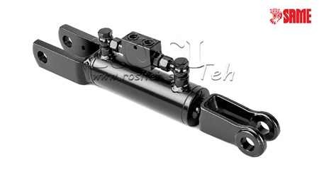 HYDRAULICKÝ STABILIZÁTOR NA DOLNÚ TYČ RIADENIA  - SAME 60/30min.460 tip (1) fi 24,5/24,5