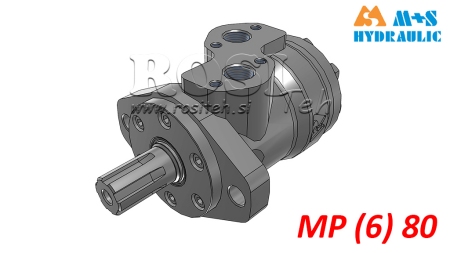 MOTOR HIDRÁULICO MP 80 CC - 6 DENTES