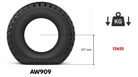 15.0/55-17 TIRE AW909 14PL