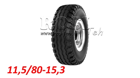 11.5/80-15.3 TIRE AW909 14PL WITH RIM 9.00X15.3