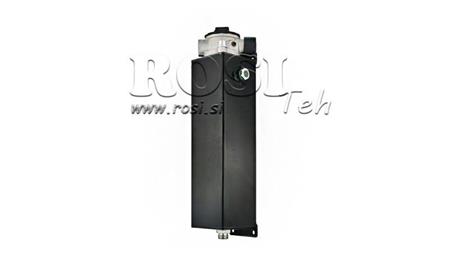 SERBATOIO METALLICO 3 LITRI CUBO 100x113x350mm COMPLETO DI ATTREZZATURA