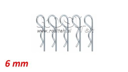 FEDERVORSTECKER KOMPLET einfacher fi 6,0 mm ( 5 Stück)