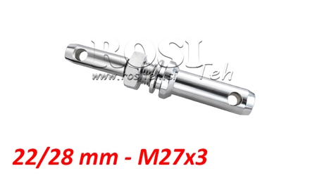 MONTAGEKEIL fi22/28mm MIT GEWINDE M27x3
