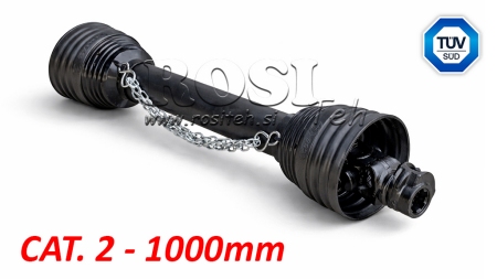 EIXO CARDÃ CERTIFICADO CE PROFI LINE CAT.2 COMPRIMENTO 1000mm